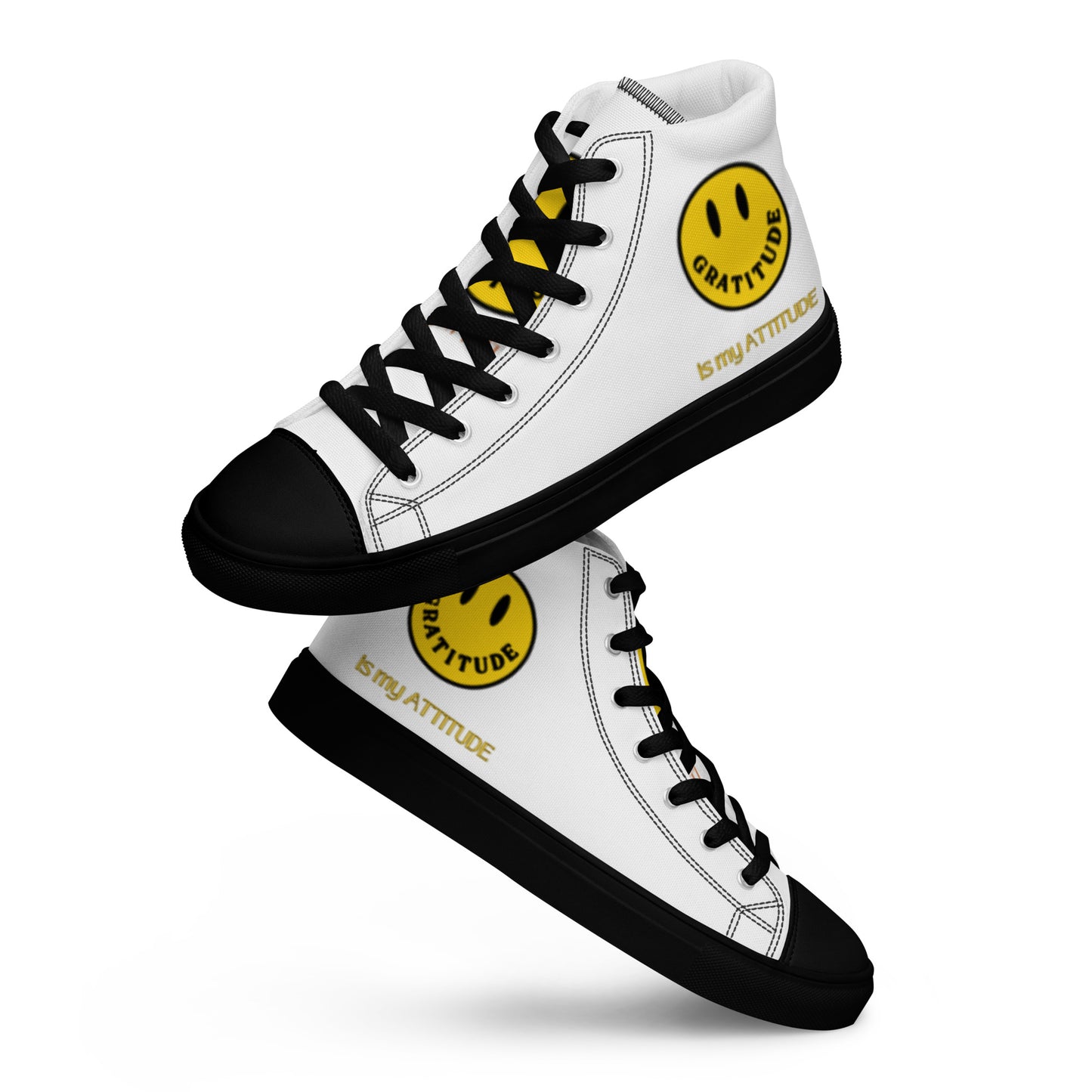 Men’s high top canvas shoes