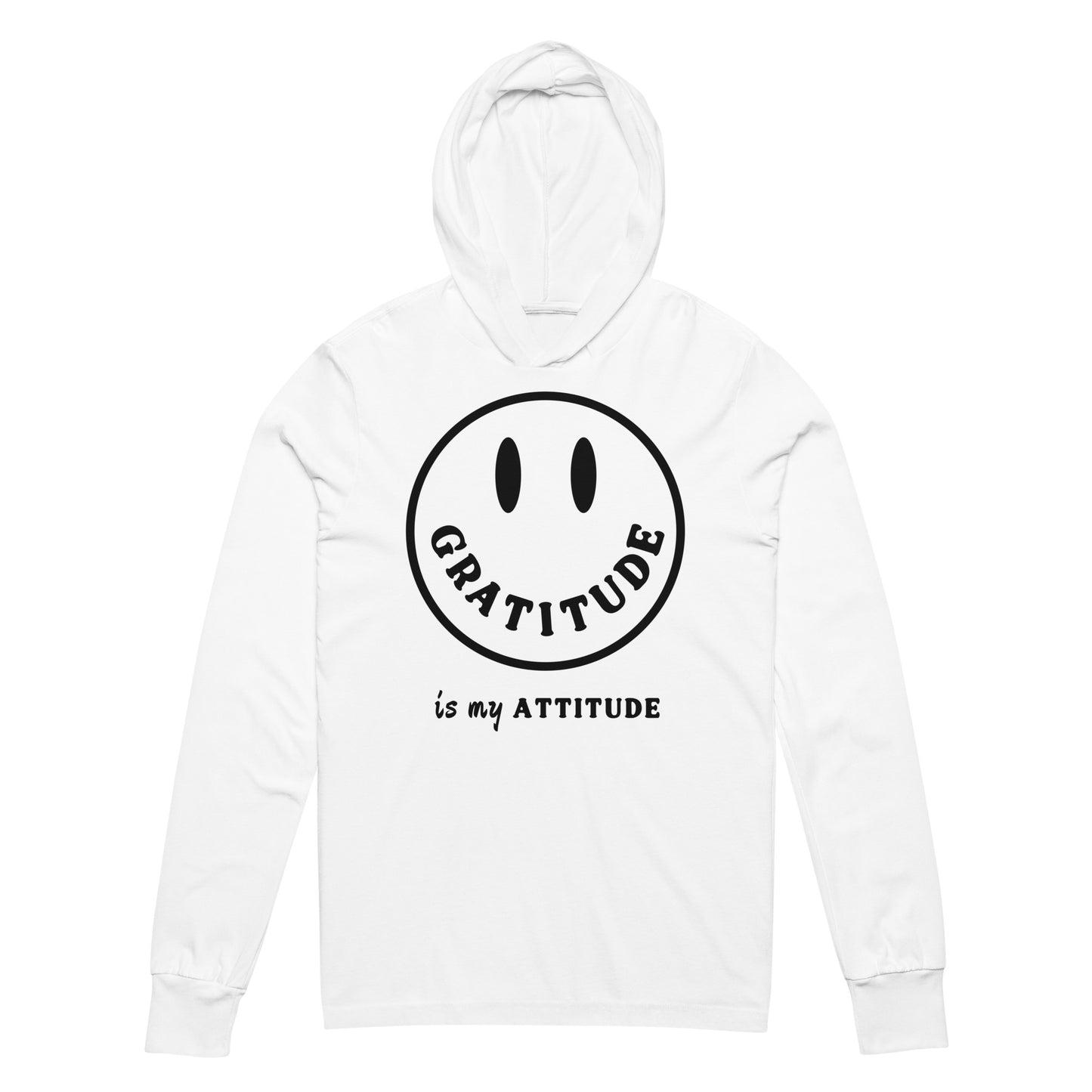 Hooded long-sleeve tee