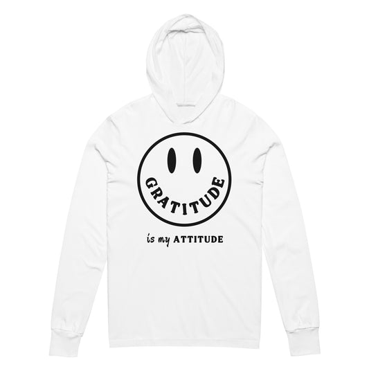 Hooded long-sleeve tee