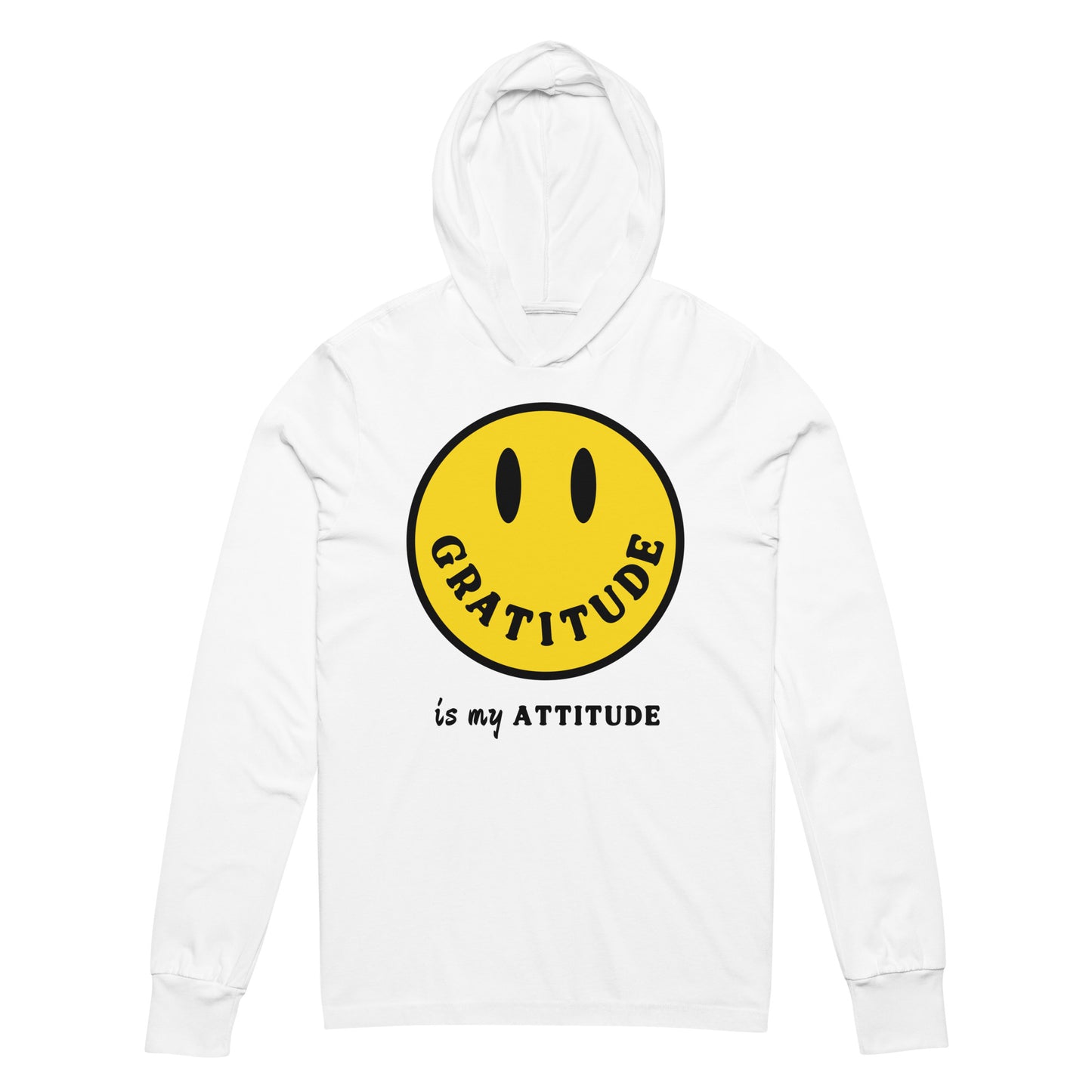 Hooded long-sleeve tee