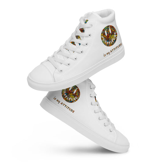 Women’s high top canvas shoes