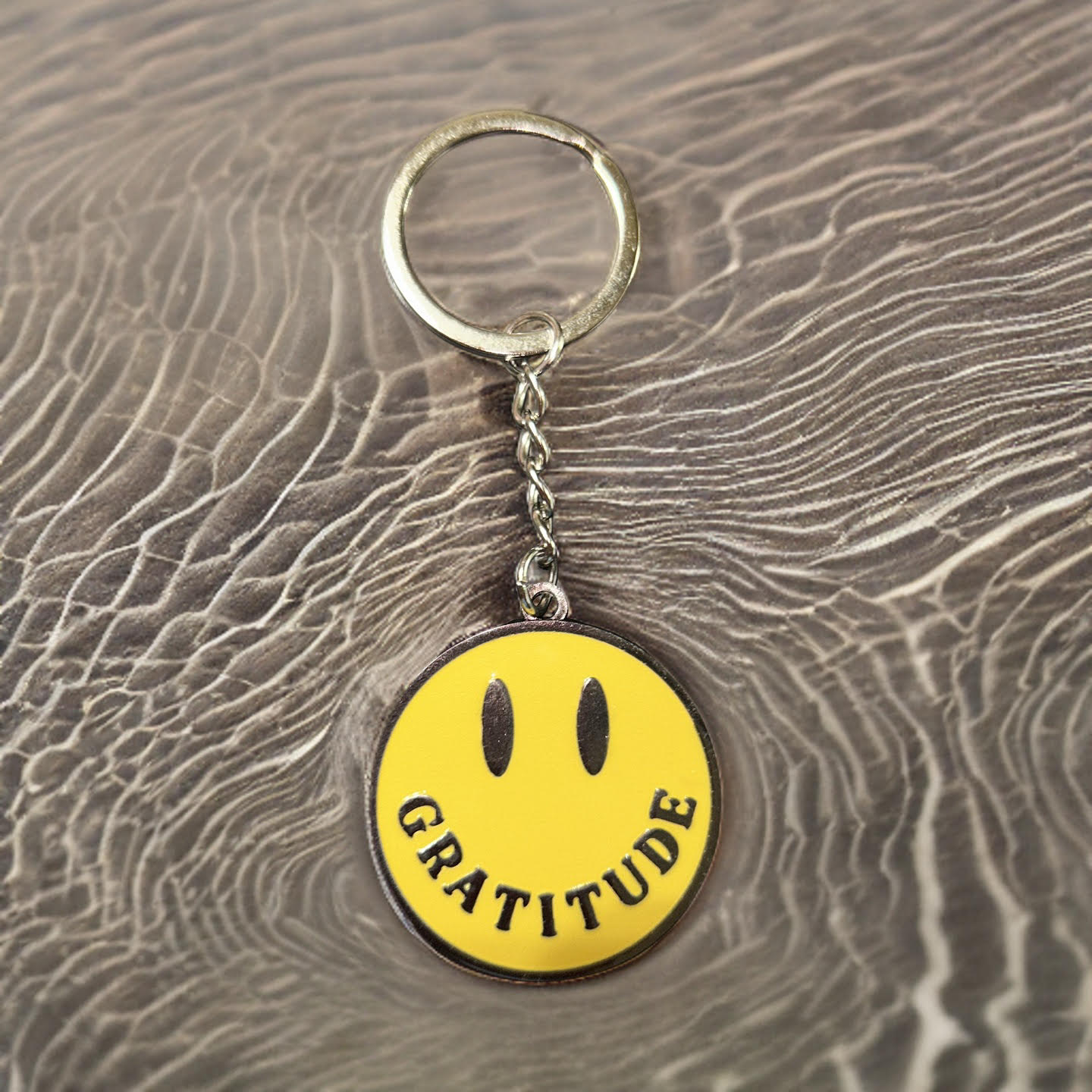 Smiley Yellow Keychain